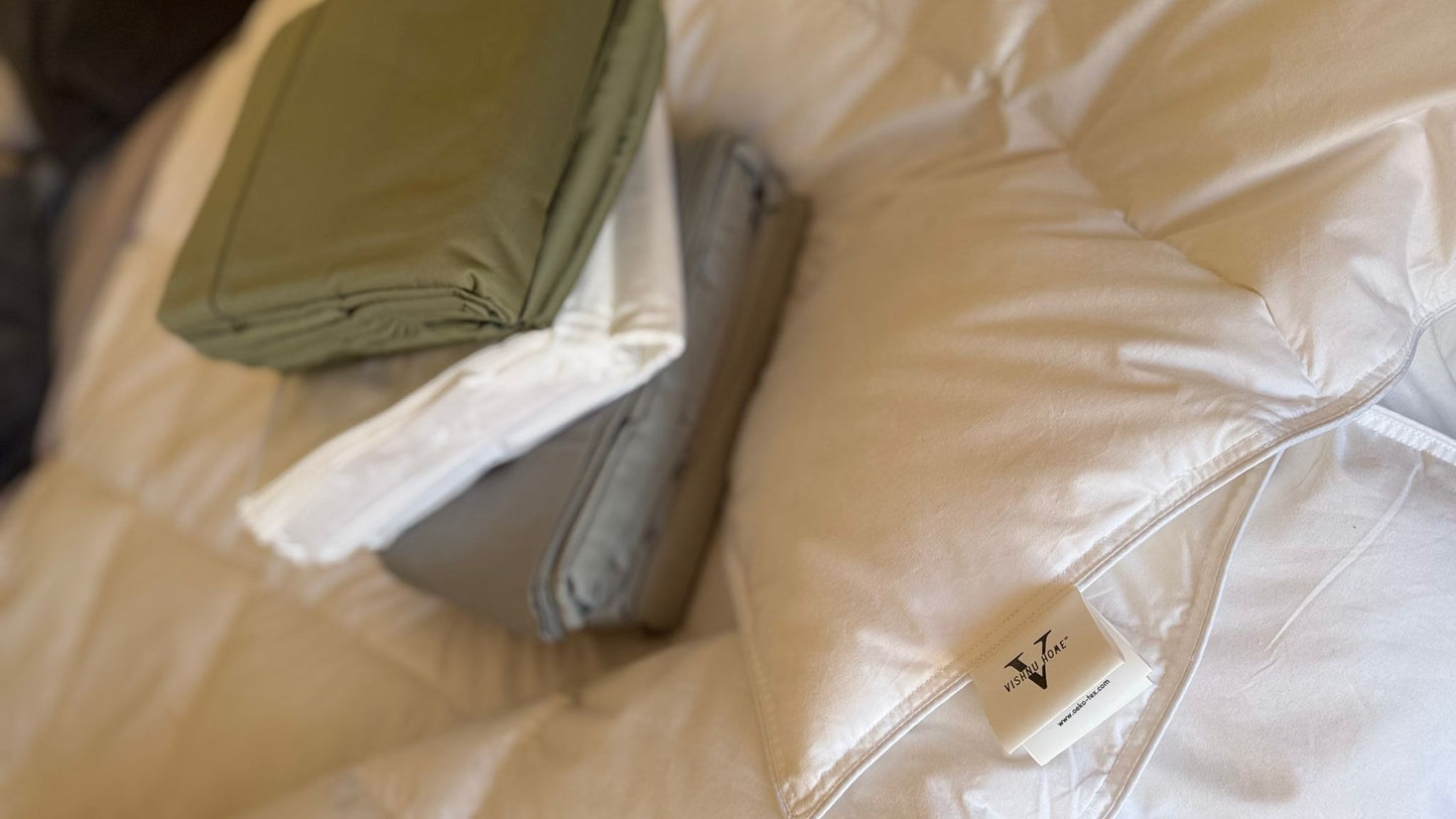 Juego de Sábanas Algodón Egipcio 600 Hilos - 100% Natural y Extra Suave